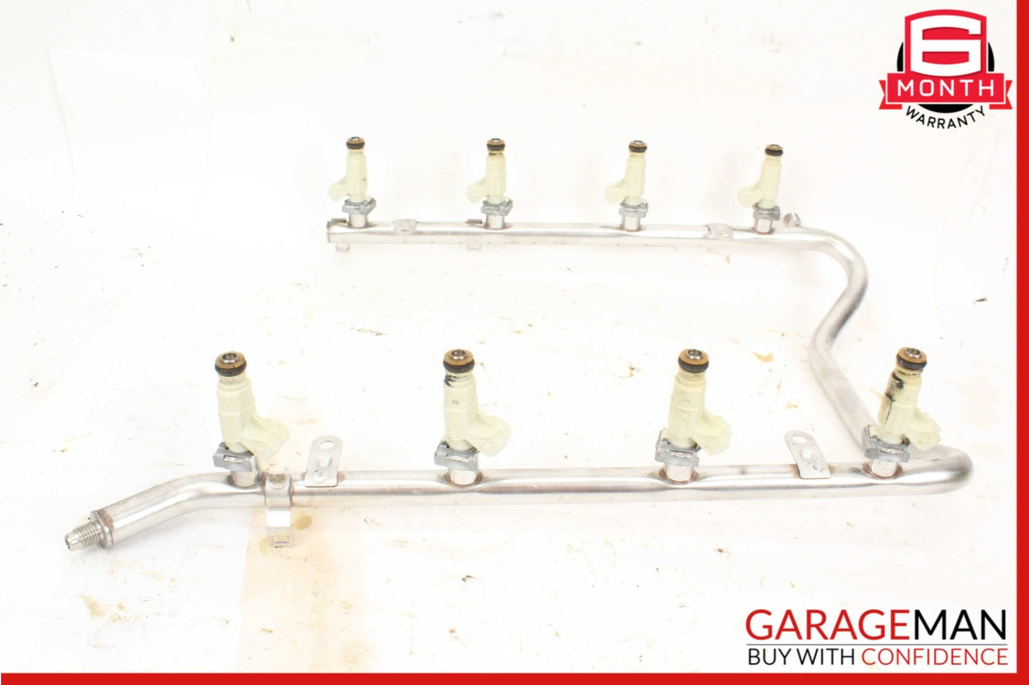 2000-2006 Mercedes-Benz S500 W220 Fuel Rail w/ Injectors 1130700095