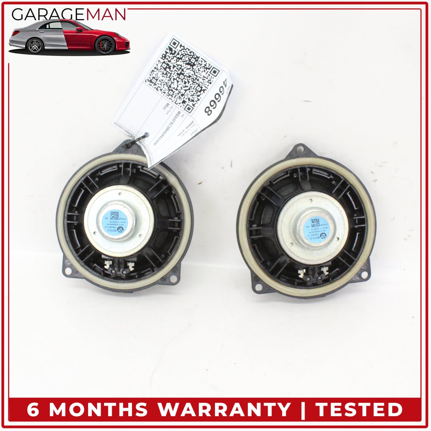 2014-2020 BMW 430i F36 Front or Rear Left and Right Side Audio Speaker Set OEM