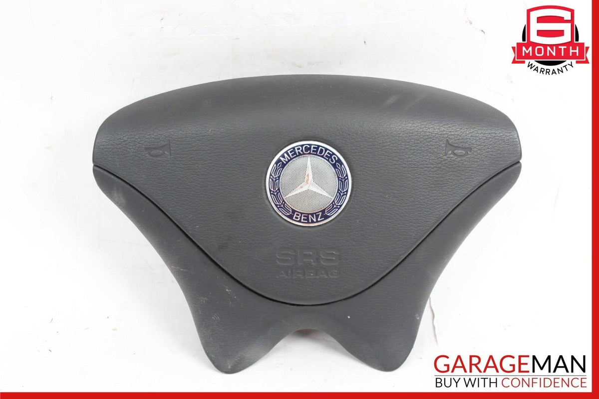 01-04 Mercedes R170 SLK320 SL500 Driver Steering Wheel Air Bag Airbag Black OEM