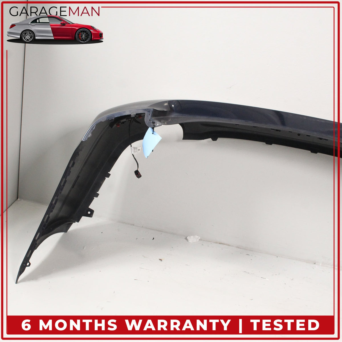 2017-2020 BMW 530e M550i 540i G30 Rear Bumper Cover Imperial Blue Metallic OEM
