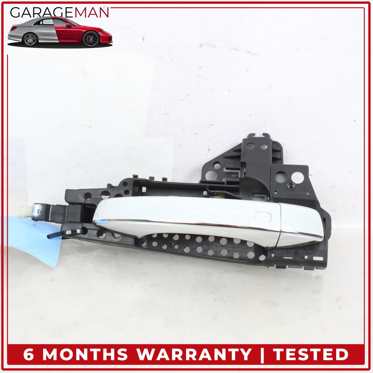2011-2018 Audi A8 S8 Front Right Exterior Door Handle Glacier White Metallic OEM