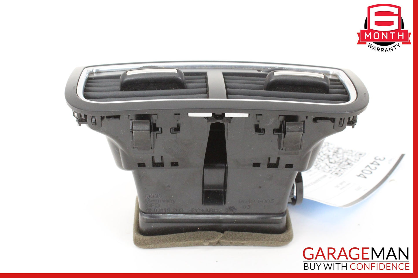 2008-2017 Audi A5 S5 A4 Rear Center Console Heater AC Air Vent 8K0819203E OEM