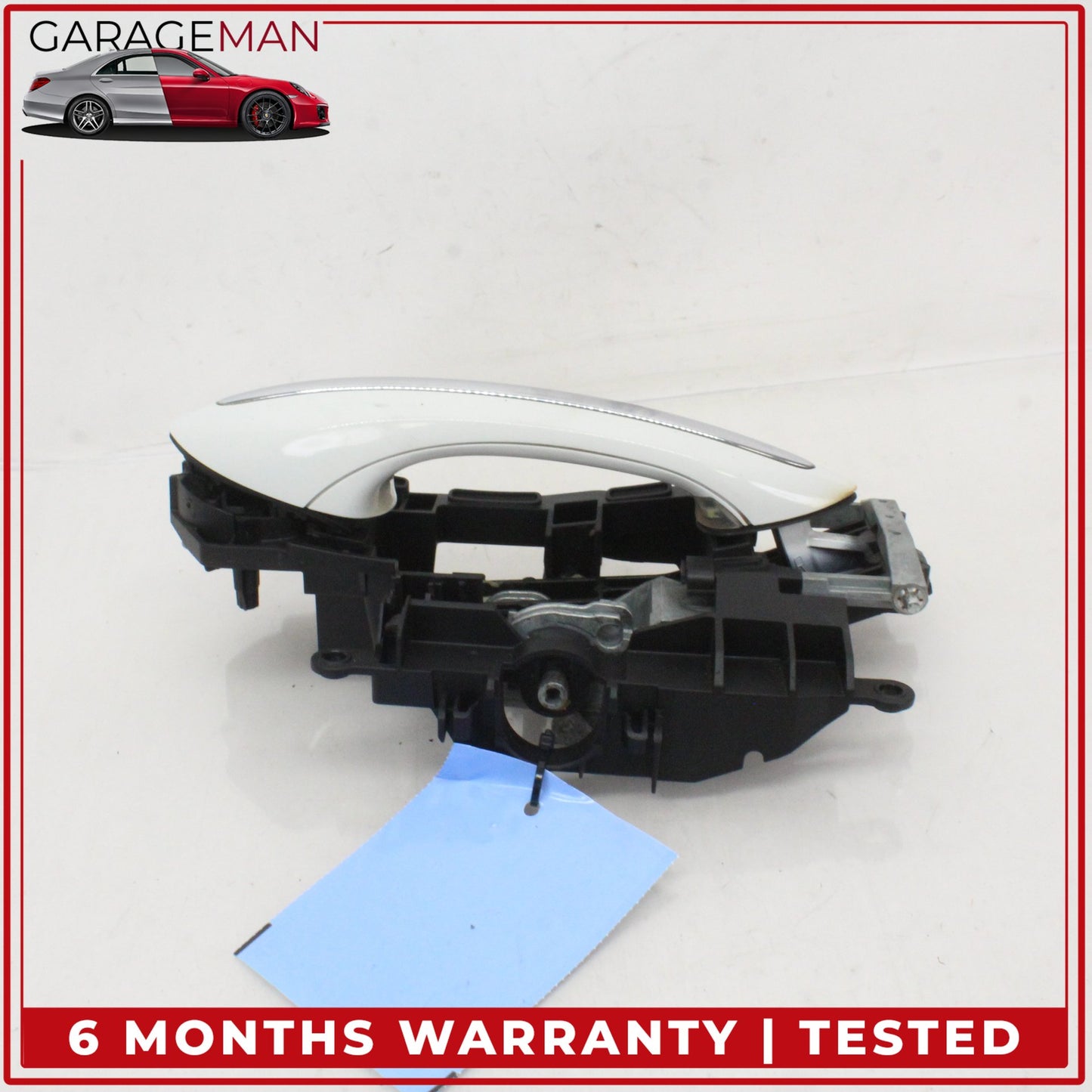 2011-2016 BMW 550i Rear Right Passenger Side Exterior Door Handle White OEM