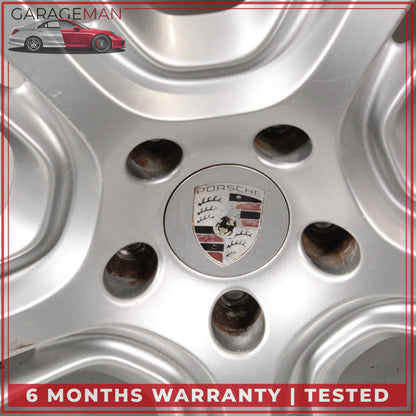 2010-2016 Porsche Panamera 970 9JX19 ET61 Front Wheel Rim Silver 97036215801 OEM