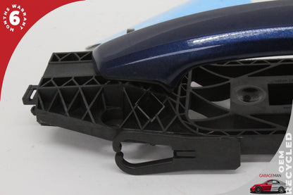 2015-2020 Audi A3 S3 RS3 Rear Left Driver Side Exterior Door Handle Blue OEM