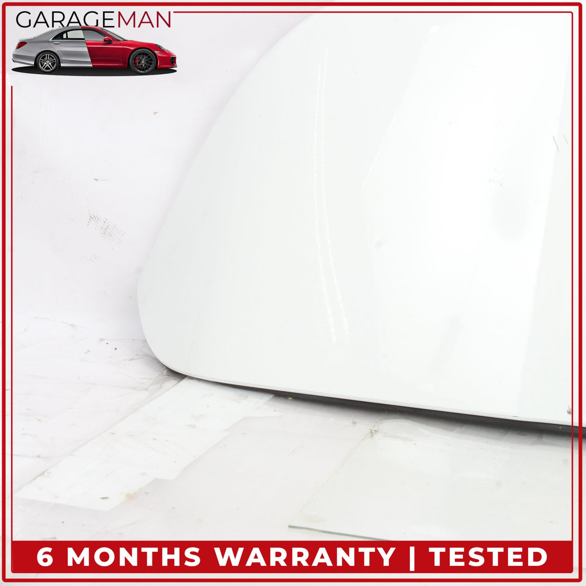 2015-2020 Mercedes X156 GLA250 Rear Spoiler Wing w/ 3rd Brake Light White OEM