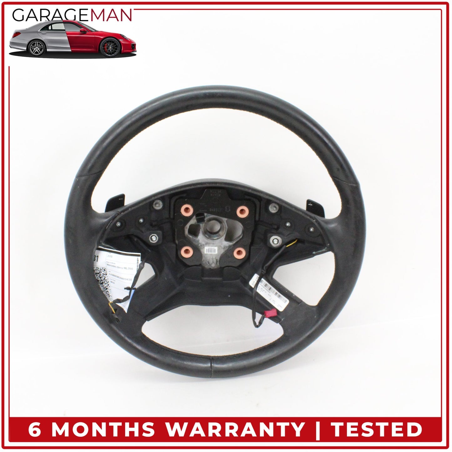 2009-2013 Mercedes W164 ML350 Steering Wheel w/ Paddle Shifters 1644606903 OEM