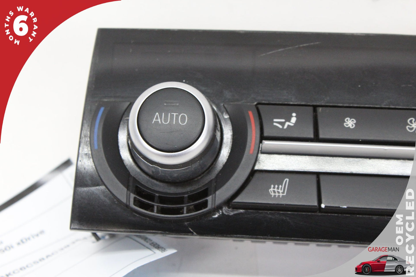 2009-2015 BMW 750i 740i Rear AC A/C Climate Control Switch Panel 9224788 OEM