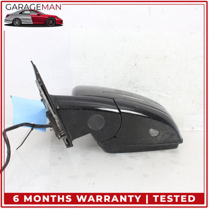 2010-2013 Mercedes W221 S550 Front Left Side Door Rear View Mirror Black OEM