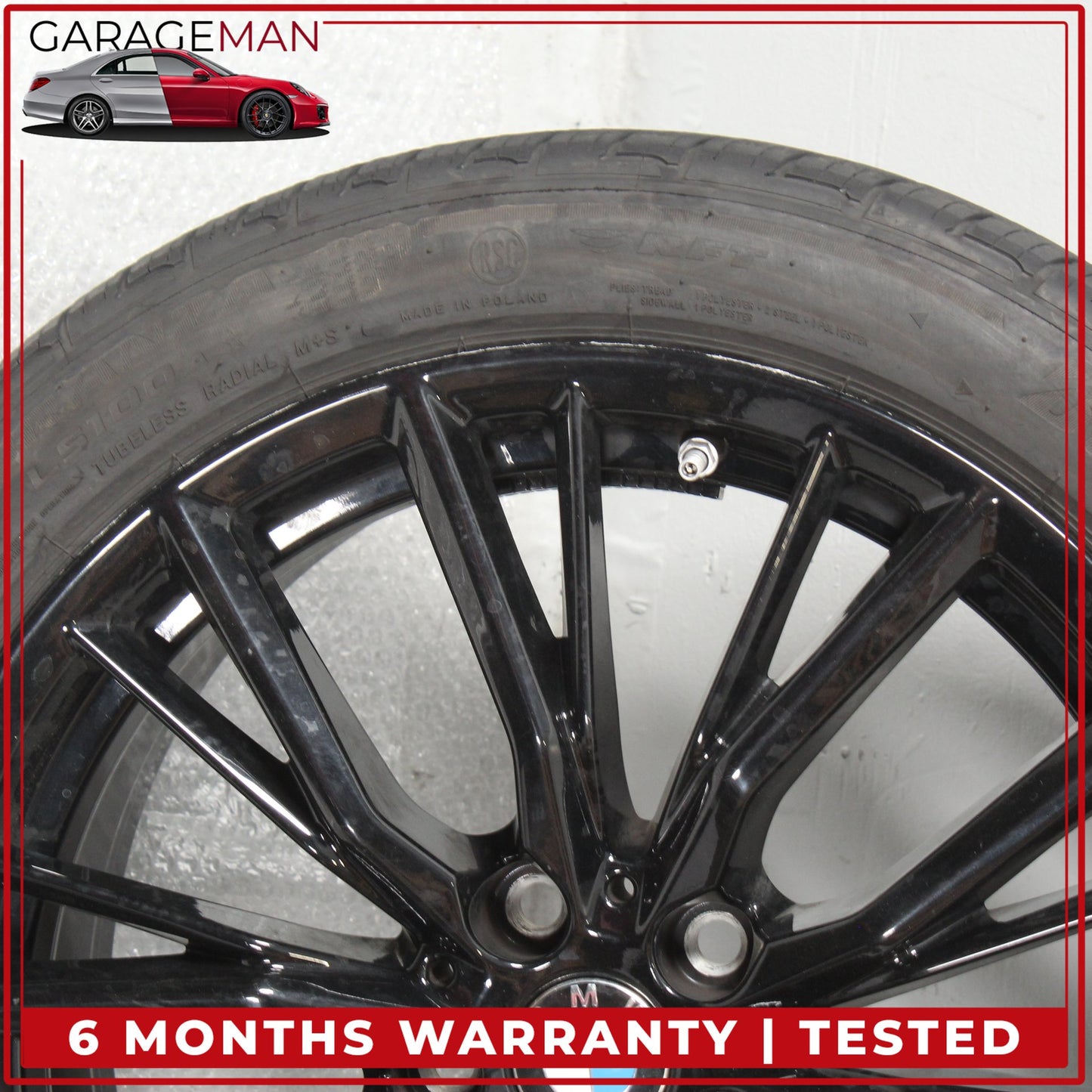 2023-2025 BMW 330i 330e Front or Rear Wheel Rim w/ Tire Black 7.5JX18H2ET25 OEM