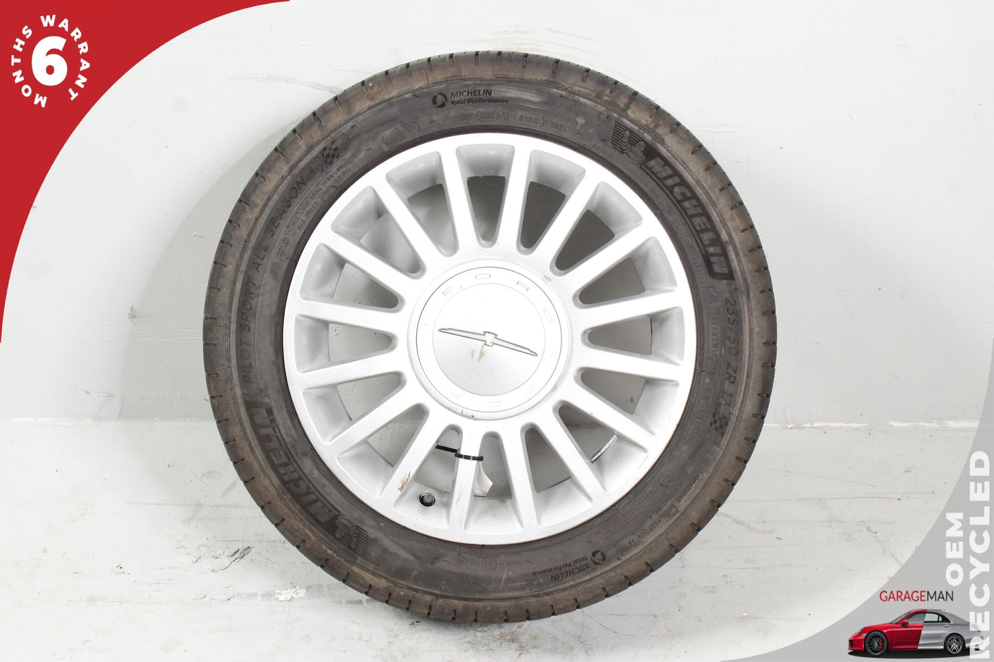 2002-2005 Ford Thunderbird 16 Spoke Wheel Rim w/ Tire 17X7.5JX60 4W631007CC OEM