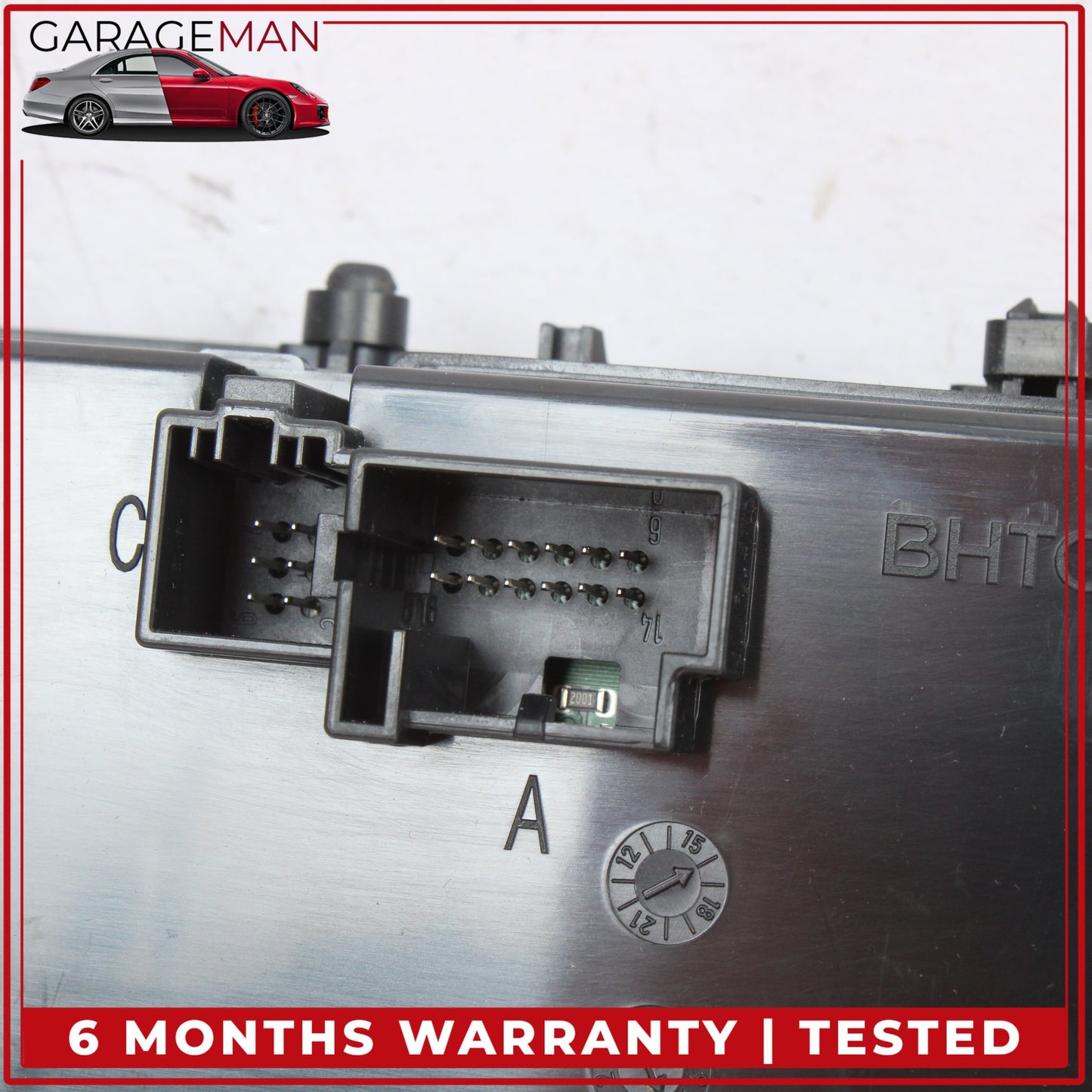 2017-2019 Audi Q7 Front AC A/C Temperature Climate Control Panel 4M0820043AB OEM
