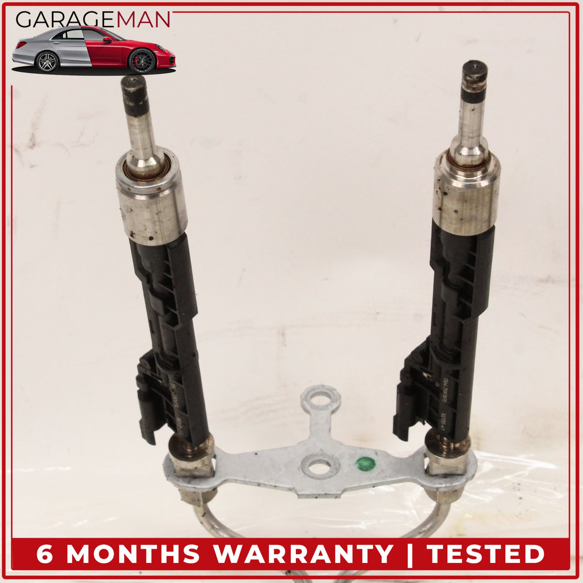 2012-2019 BMW 640i 740i 3.0L N55 Engine Motor Fuel Rail w/ Injectors 7649710 OEM