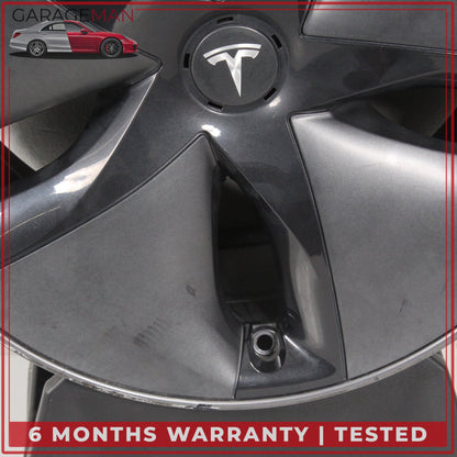 2017-2023 Tesla Model 3 Alloy Wheel Rim w/ Aerocover 18x8.5J ET40 104422100G OEM
