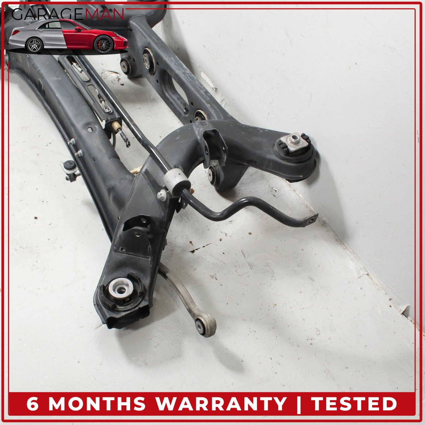2008-2015 Mercedes W204 C250 Rear Subframe Crossmember w/ Anti Roll Sway Bar OEM