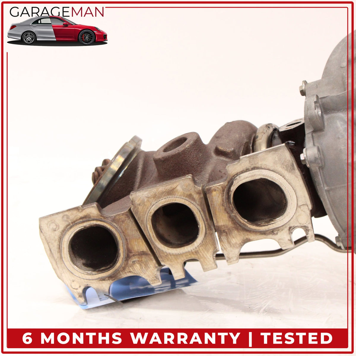 2014-2020 Mercedes W212 E400 M276 Right Turbocharger Turbo Charger Manifold OEM