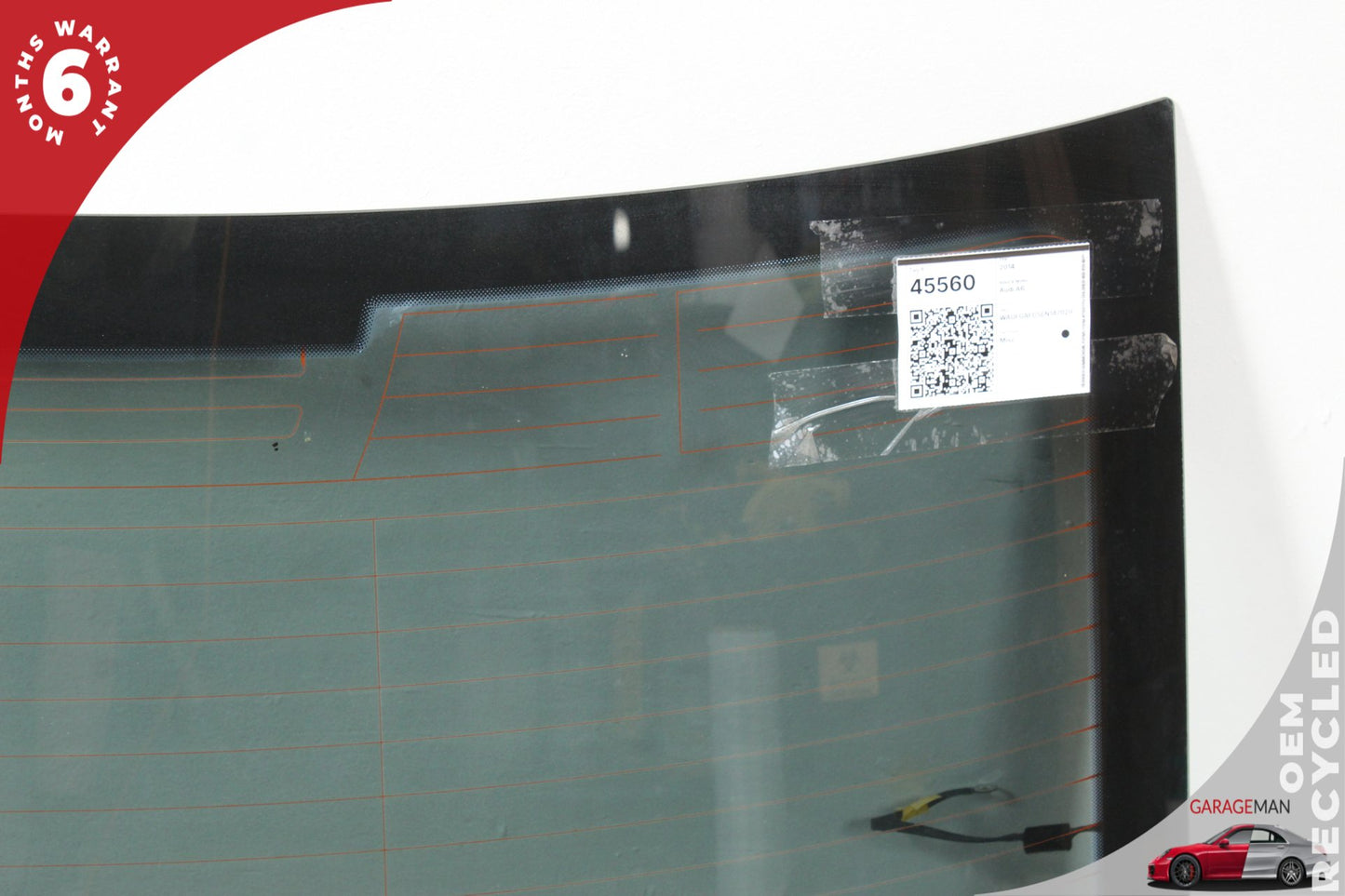 2012-2018 Audi A6 C7 Sedan Rear Windshield Window Glass 4G5845501 OEM