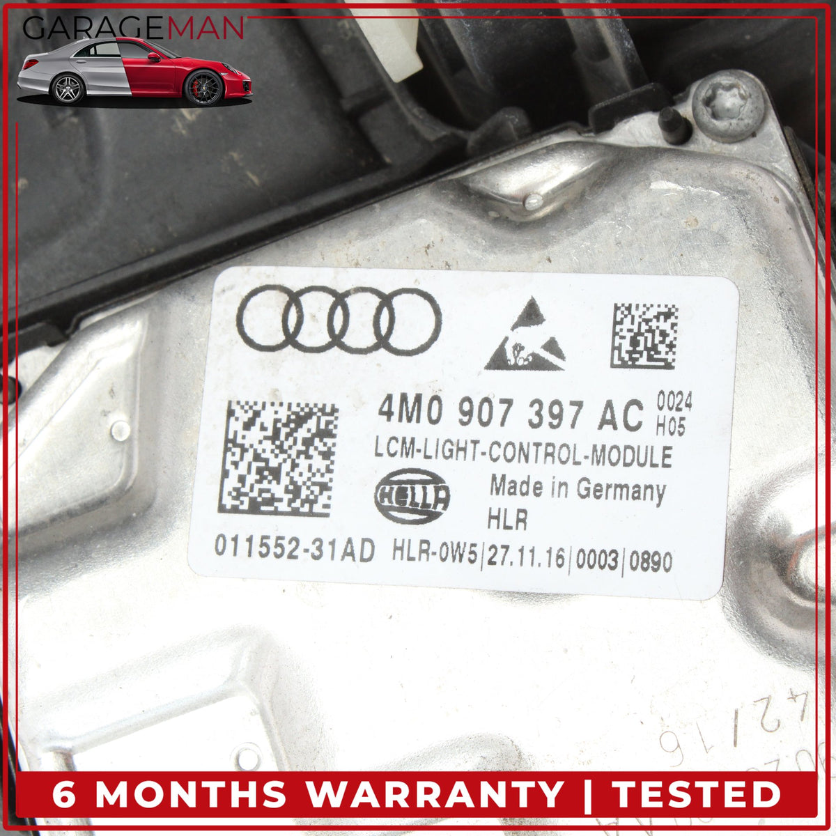 2017-2019 Audi Q7 SQ7 Front Right Side Full LED Head Light Lamp 4M0941034B OEM