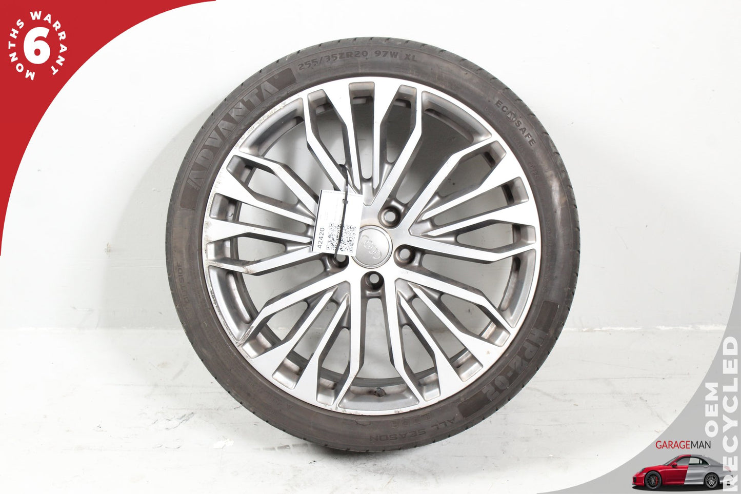 2016-2018 Audi A6 C7 Sedan Wheel Rim w/ Tire 4G0601025BE