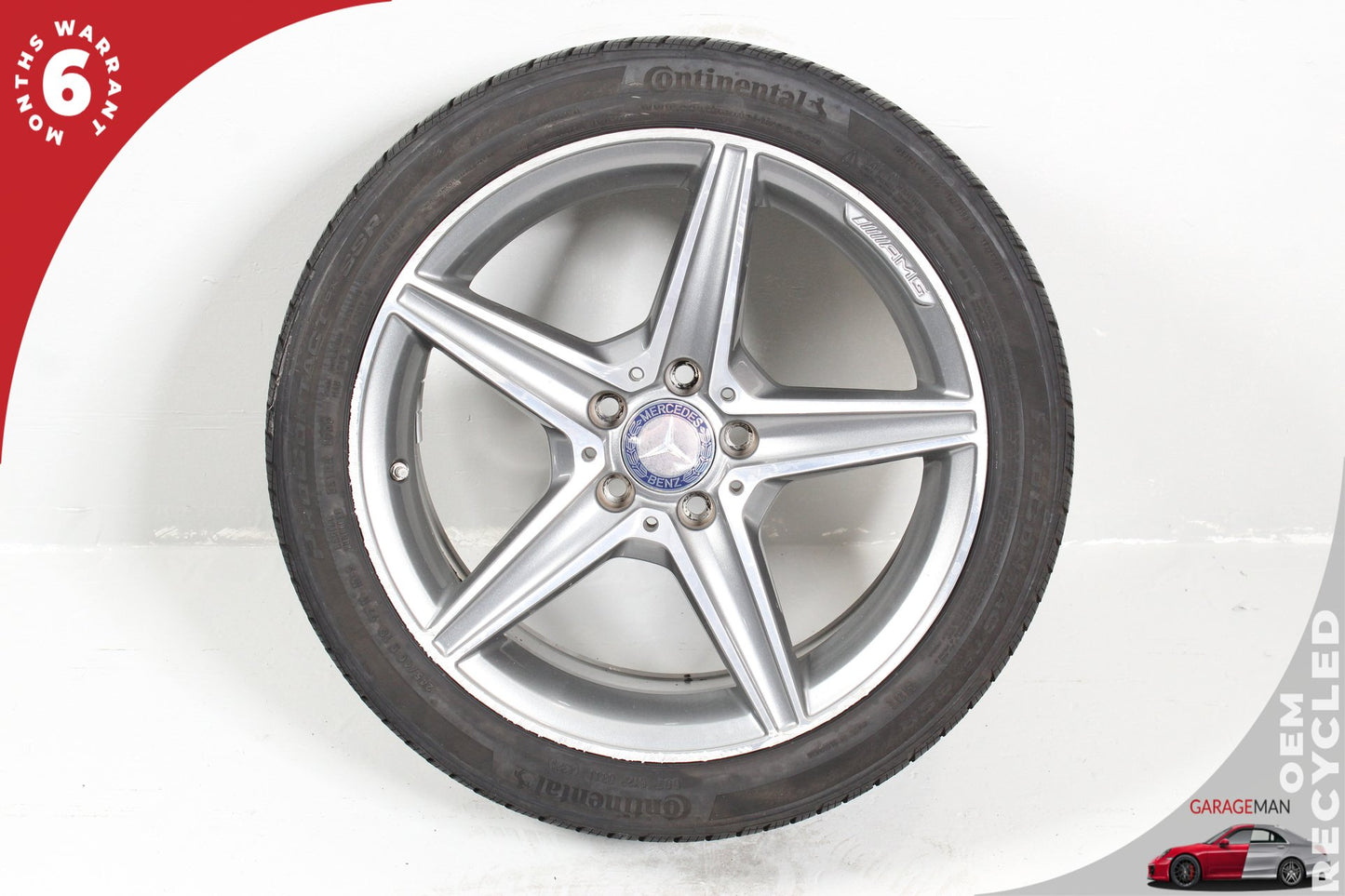 2015-2018 Mercedes W205 C300 Rear Wheel Tire Rim 8.5Jx18H2 ET49 2054011200 OEM