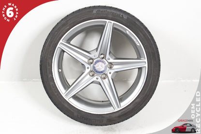 2015-2018 Mercedes W205 C300 Rear Wheel Tire Rim 8.5Jx18H2 ET49 2054011200 OEM