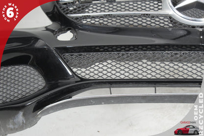 2015-2018 Mercedes-Benz C300 W205 Sedan Front Bumper Cover 2058850024 Black OEM