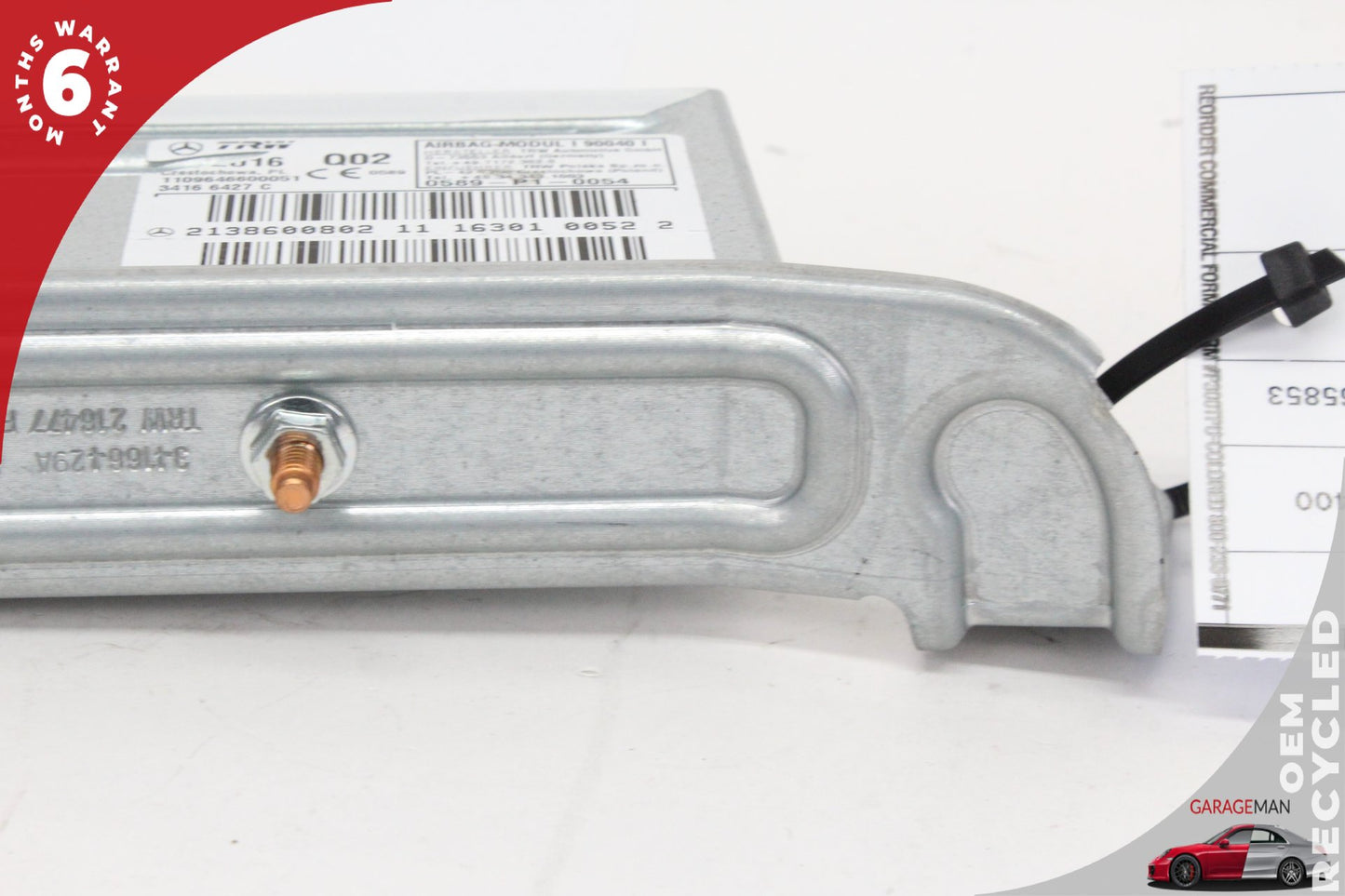 17-19 Mercedes-Benz E400 W213 Wagon Rear Right Side Quarter Airbag 2138600802 OEM
