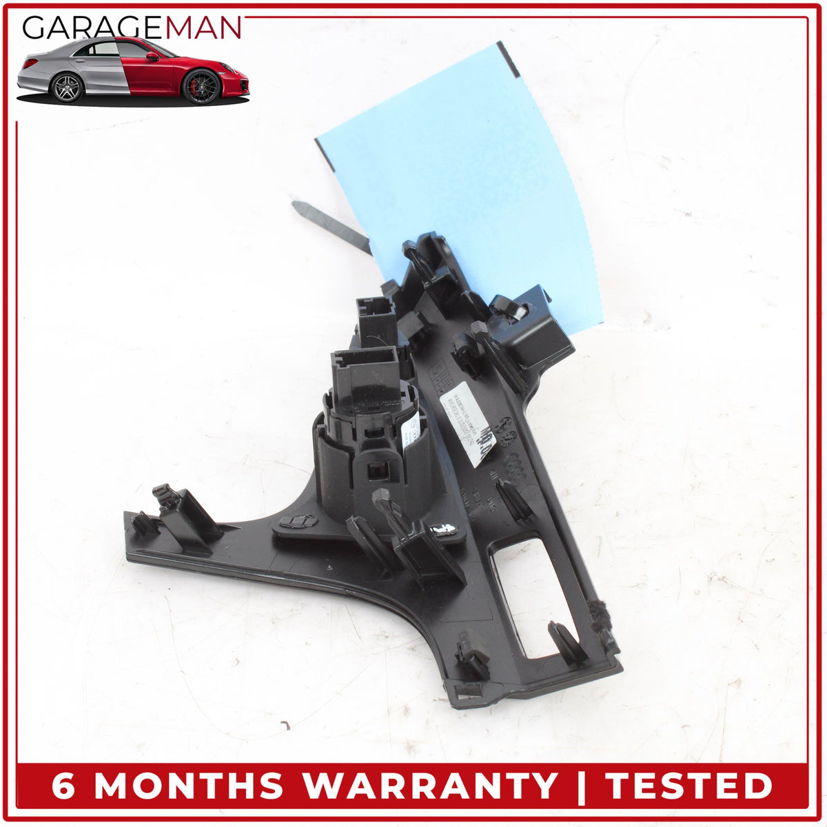 2017-2019 Audi Q7 Engine Start Stop Ignition Switch w/ Trim 4M1853241 OEM