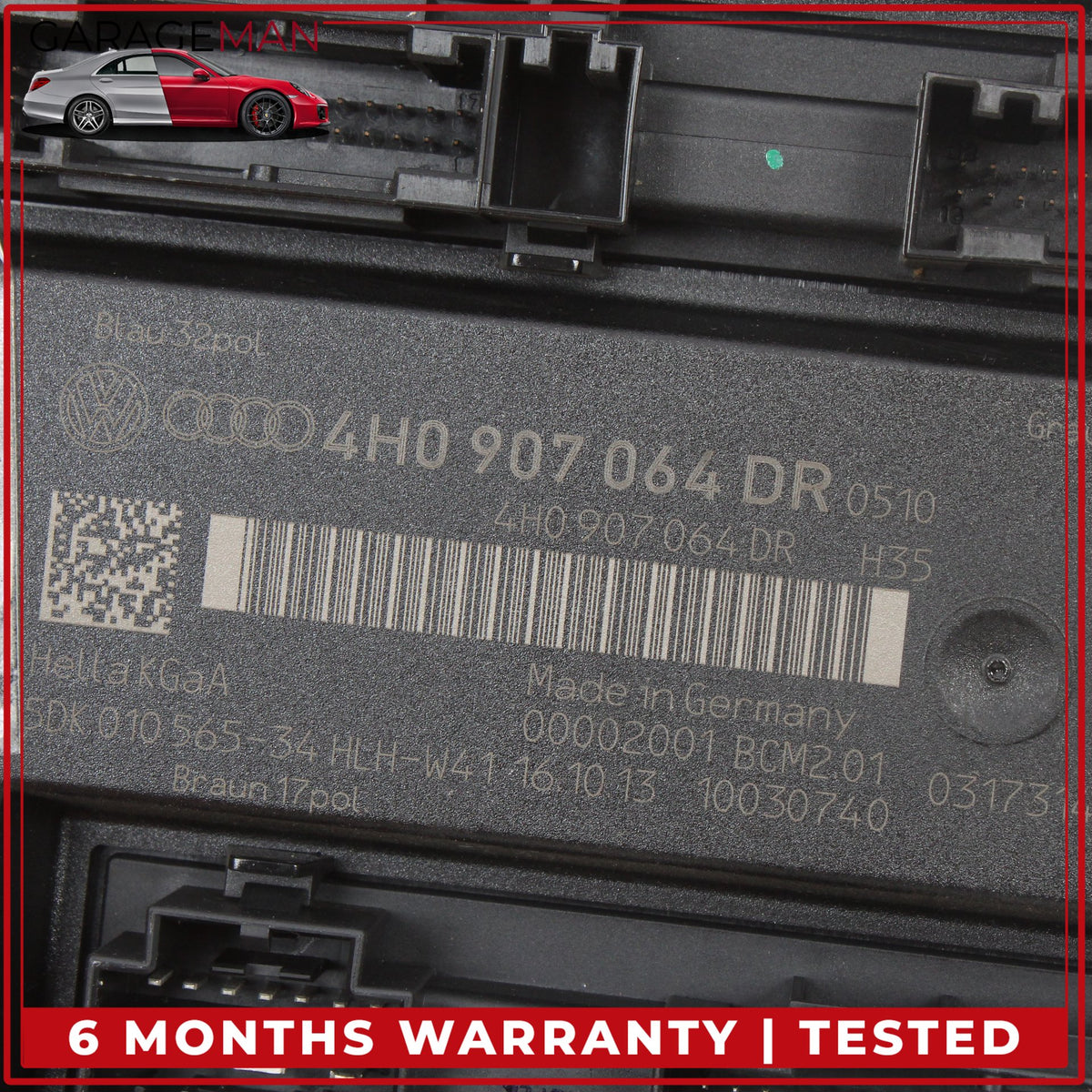 2012-2018 Audi A6 A7 BCM Body Comfort Control Module Unit 4H0907064DR OEM