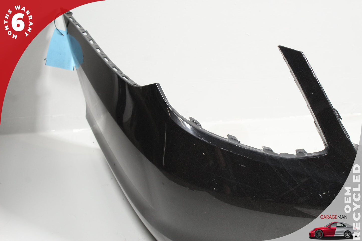 2015-2018 Mercedes W205 C300 Sedan Base Rear Bumper Cover Black 2058800347 OEM