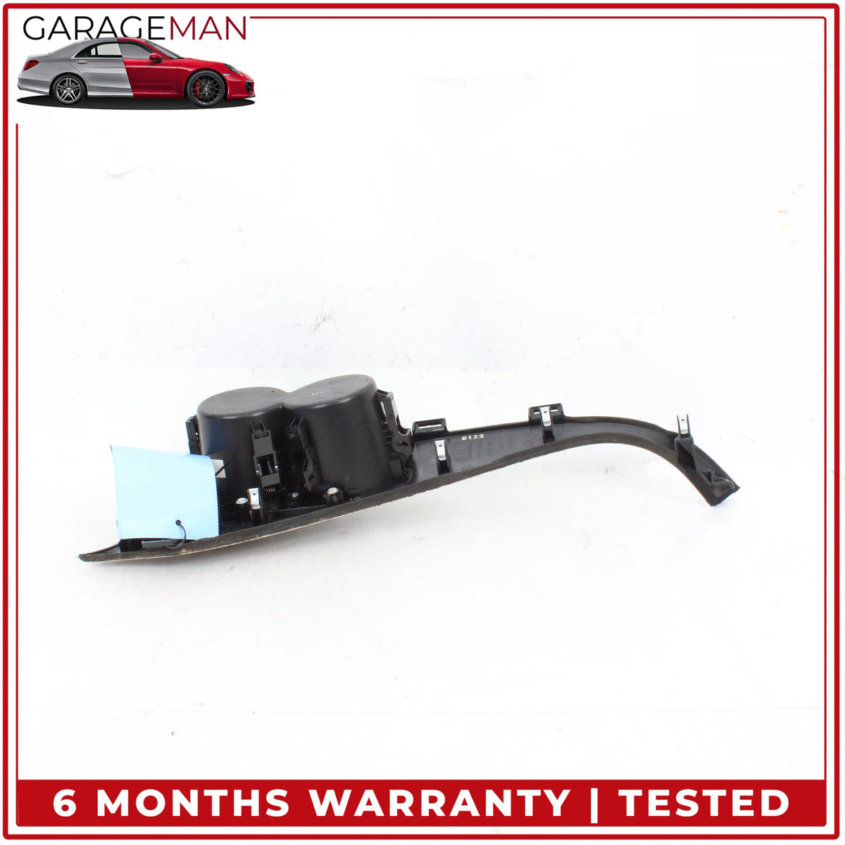 2014-2024 Infiniti Q50 V37 Center Console Dual Cup Holder w/ Trim Wood OEM
