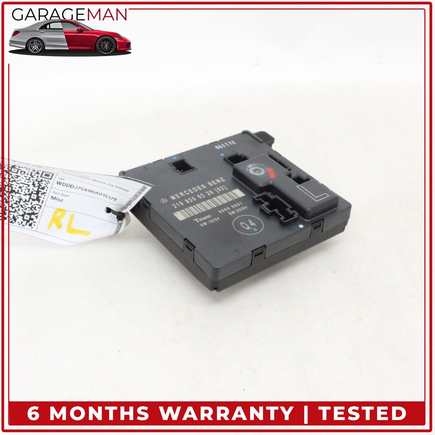 2006-2011 Mercedes W219 CLS500 Rear Left Side Door Control Module 2198200226 OEM