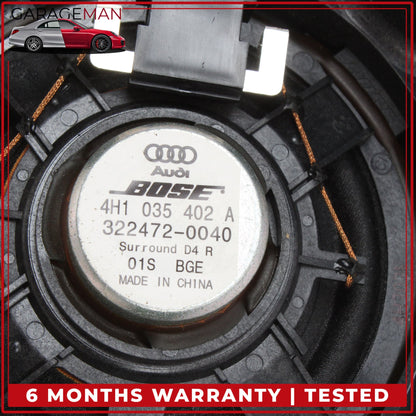 2011-2018 Audi A8 Rear Deck Audio Sound Subwoofer Speaker Set Bose OEM