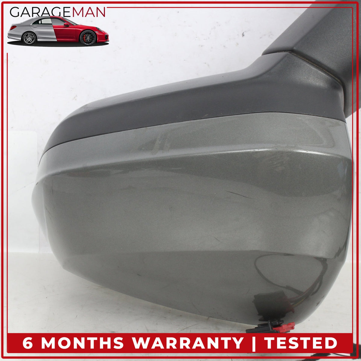 2019-2025 Audi Q3 Front Left Driver Side Door Rear View Mirror Gray Metallic OEM