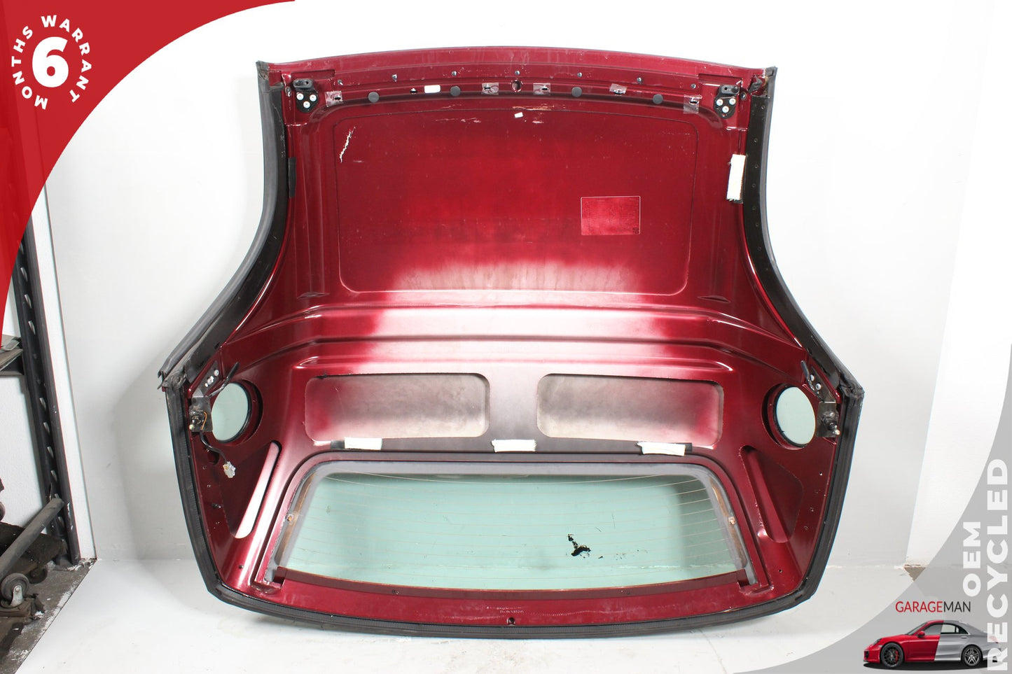 2002-2005 Ford Thunderbird Hard Top Roof Panel w/ Portholes Red OEM