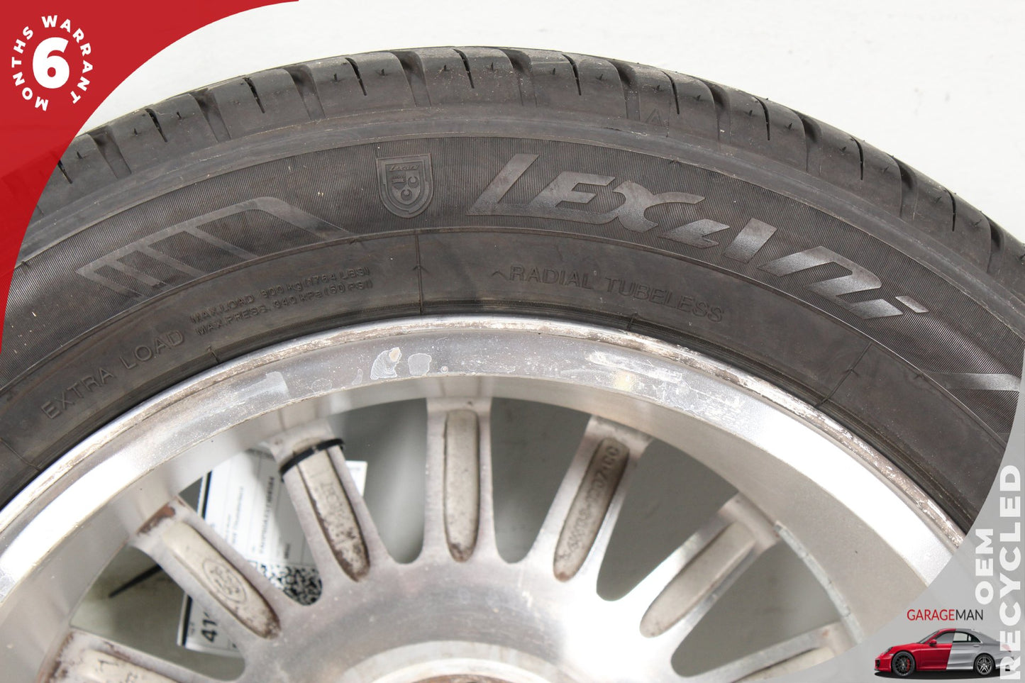 2002-2005 Ford Thunderbird 16 Spoke Wheel Rim w/ Tire 17X7.5JX60 4W631007CC OEM