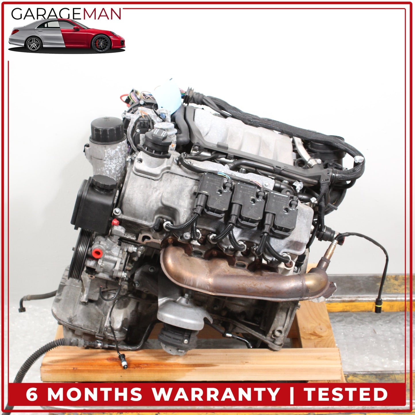 1998-2005 Mercedes R170 SLK320 RWD 3.2L V6 112947 Engine Motor Assembly OEM 178K