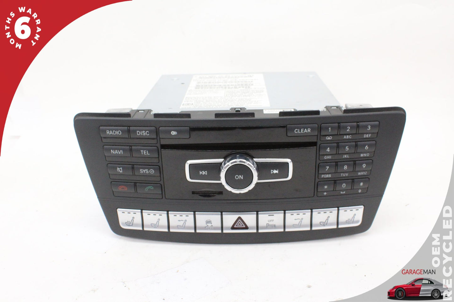 12-14 Mercedes-Benz SL500 R231 Stereo Radio AM FM Receiver Command Head Unit 1669029304