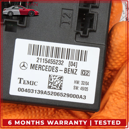 2003-2011 Mercedes W211 E350 CLS350 BCM Body Control Module Unit 2115452132 OEM