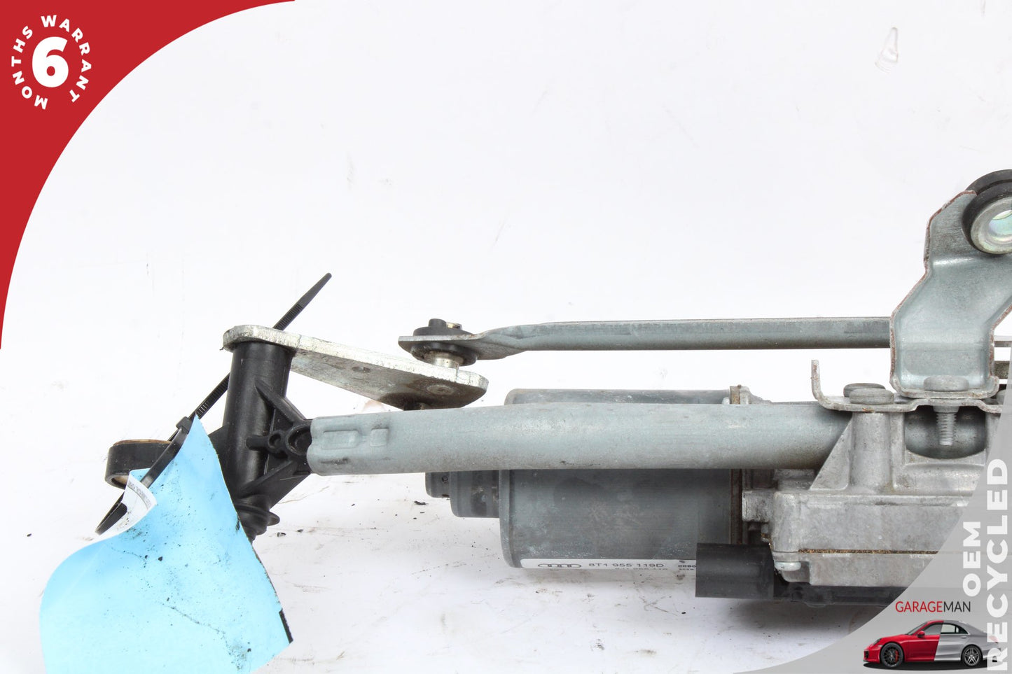 08-17 Audi A5 Sedan Front Windshield Wiper Linkage w/ Motor 8T1955119D