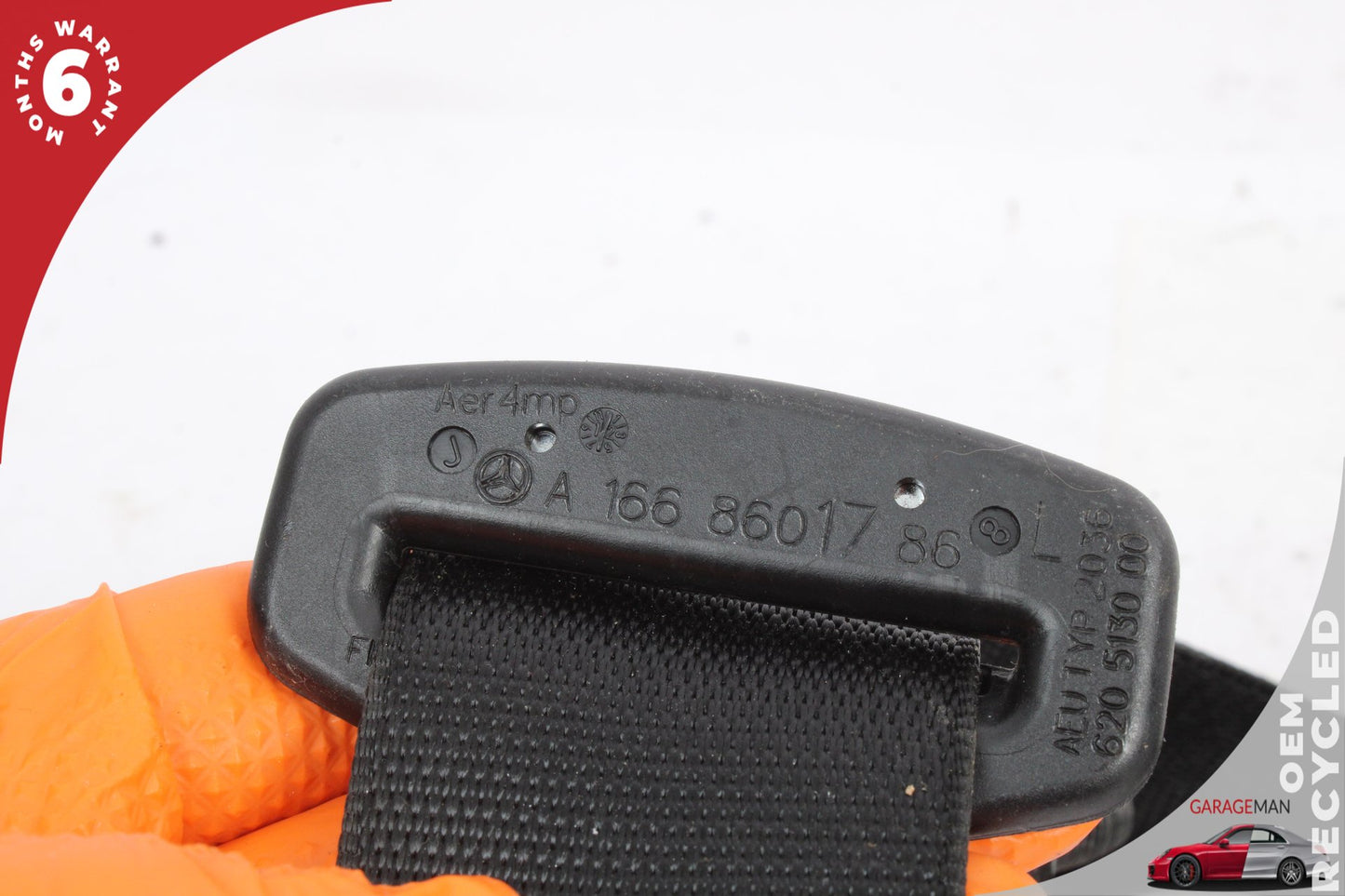 2013-2019 Mercedes X166 GL450 Rear Left 3rd Row Seat Belt 1668601786 OEM