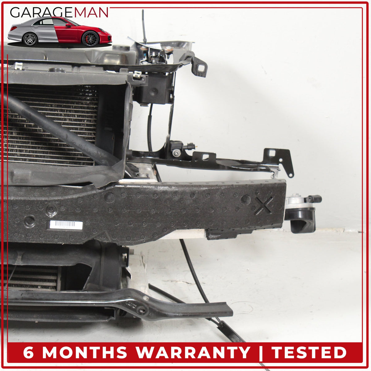 2012-2018 BMW 320i xDrive Front Radiator Support Reinforcement Bar w/ Radiators Assembly OEM