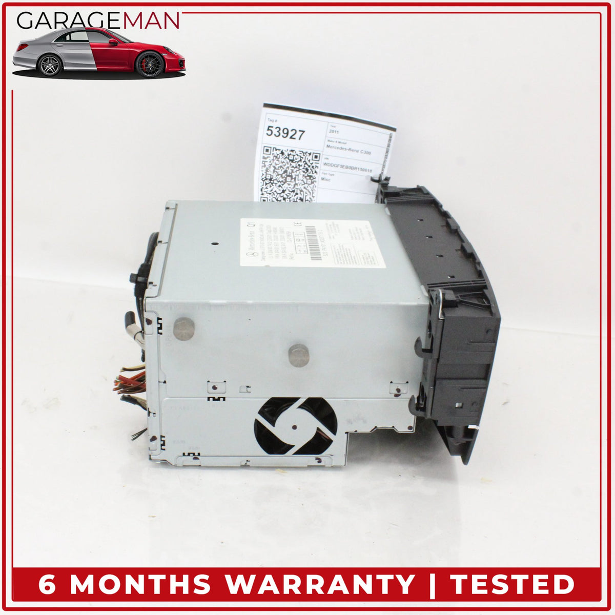 2008-2011 Mercedes W204 C300 Command Head Unit Navigation Radio 2049007402 OEM