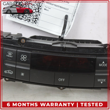 2007-2009 Mercedes W211 E350 A/C Heater Climate Control Switch 2118302285 OEM