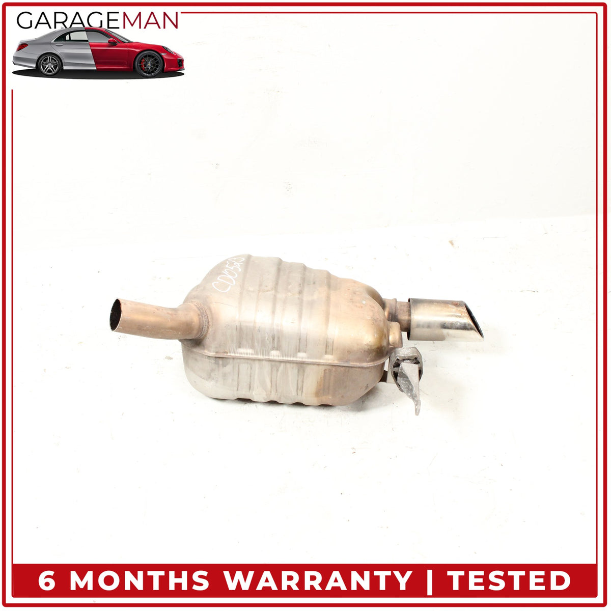 2009-2012 Audi Q5 Rear Left Driver Side Exhaust Muffler 8R0253611P OEM