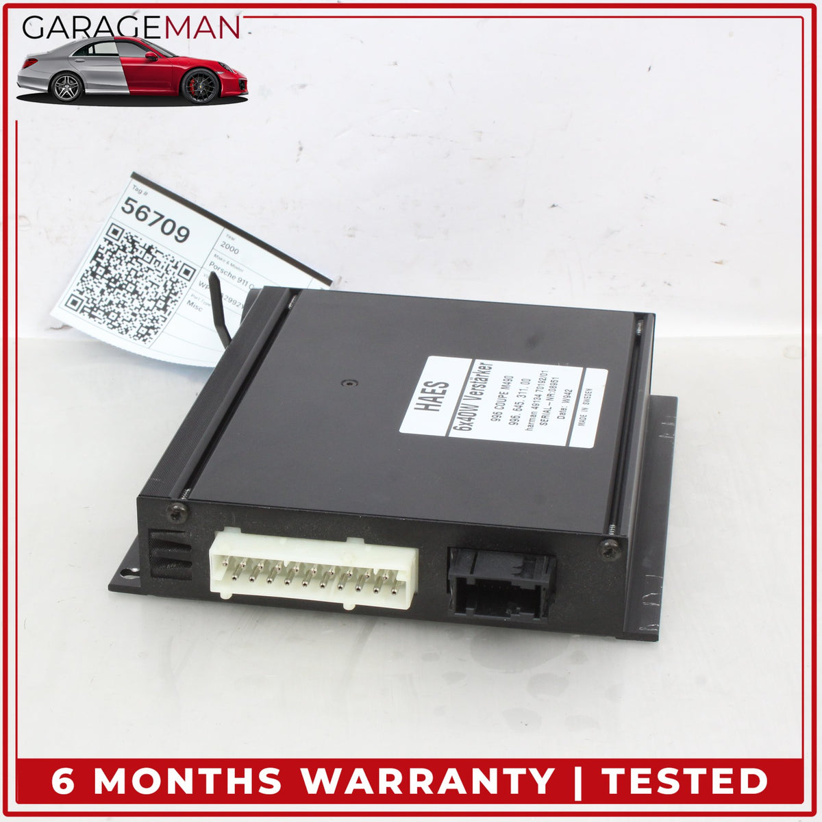 1999-2000 Porsche 911 Carrera Coupe Audio Radio Amplifier AMP 99664531100 OEM