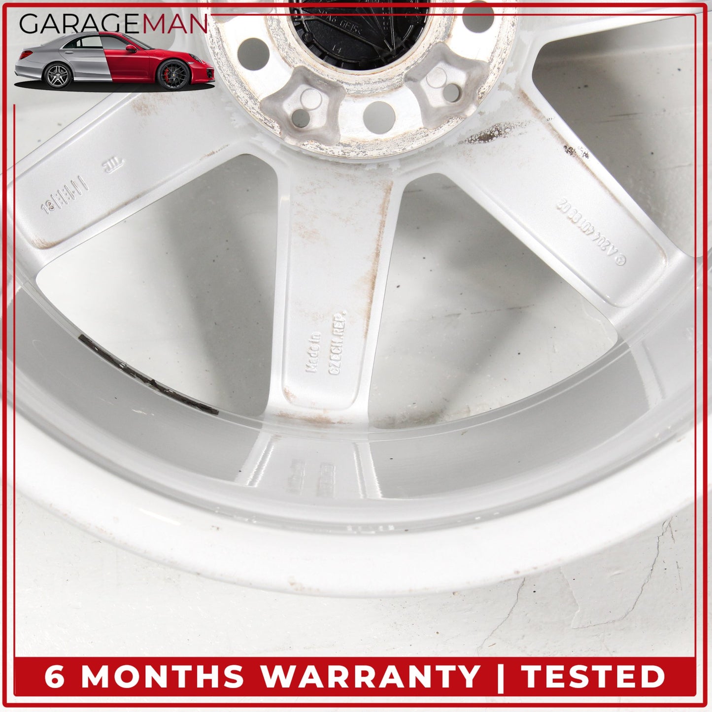 2012-2015 Mercedes W204 C250 Rear 7 Spoke Wheel Rim 8.5JX18H2ET54 2044019902 OEM