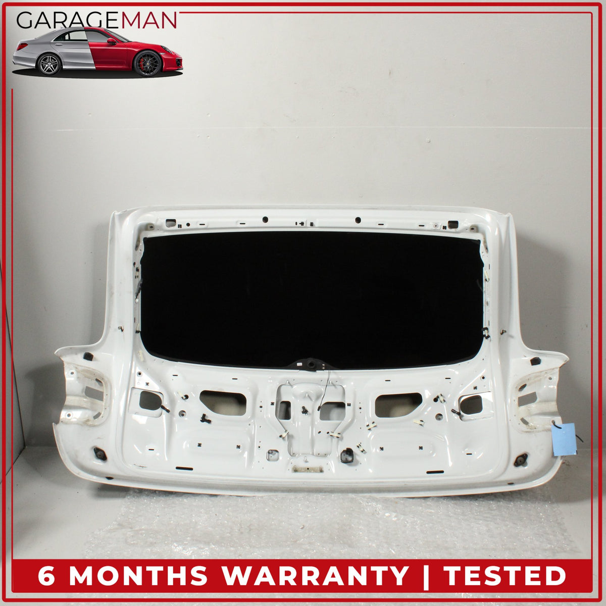 2007-2015 Audi Q7 4L Rear Trunk Lid Panel Assembly Glacier White Metallic OEM