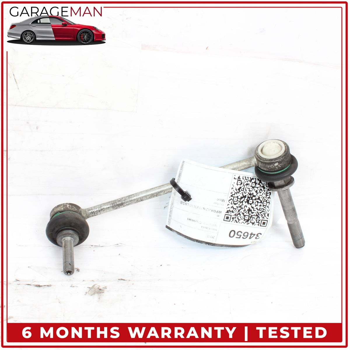 2014-2016 Porsche Cayman 981 RWD Left Front Sway Bar Link 99734306904 OEM