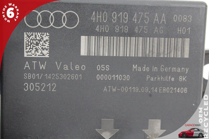 2012-2018 Audi A6 A7 Quattro Parking Distance Control Module 4H0919475J OEM